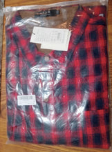 Load image into Gallery viewer, Flannel Shirts Long Sleeve Button Down Shirt Lightweight Plaid Brushed Casual 3X
