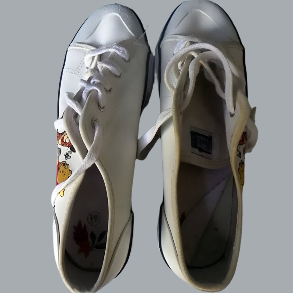 Winnie The Pooh Platform Shoes 90'S Size 8.5