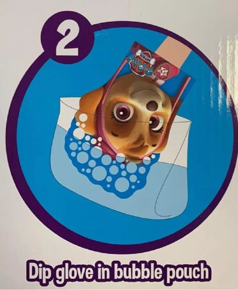 ZURU Bubble Wow Paw Patrol Wow Glove-A-Bubbles Wave & Play
