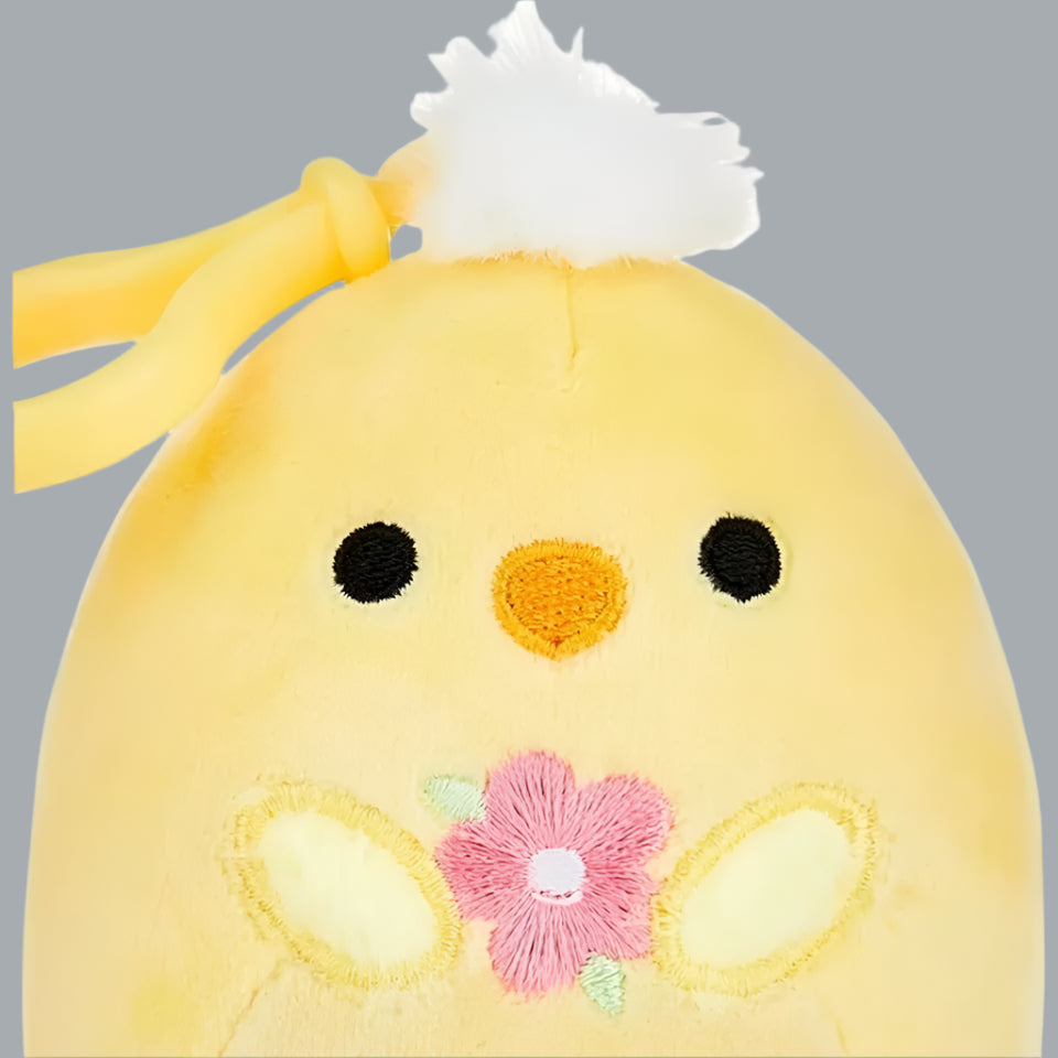 squishmallows 3.5" Easter Clip-On Triston The Chick