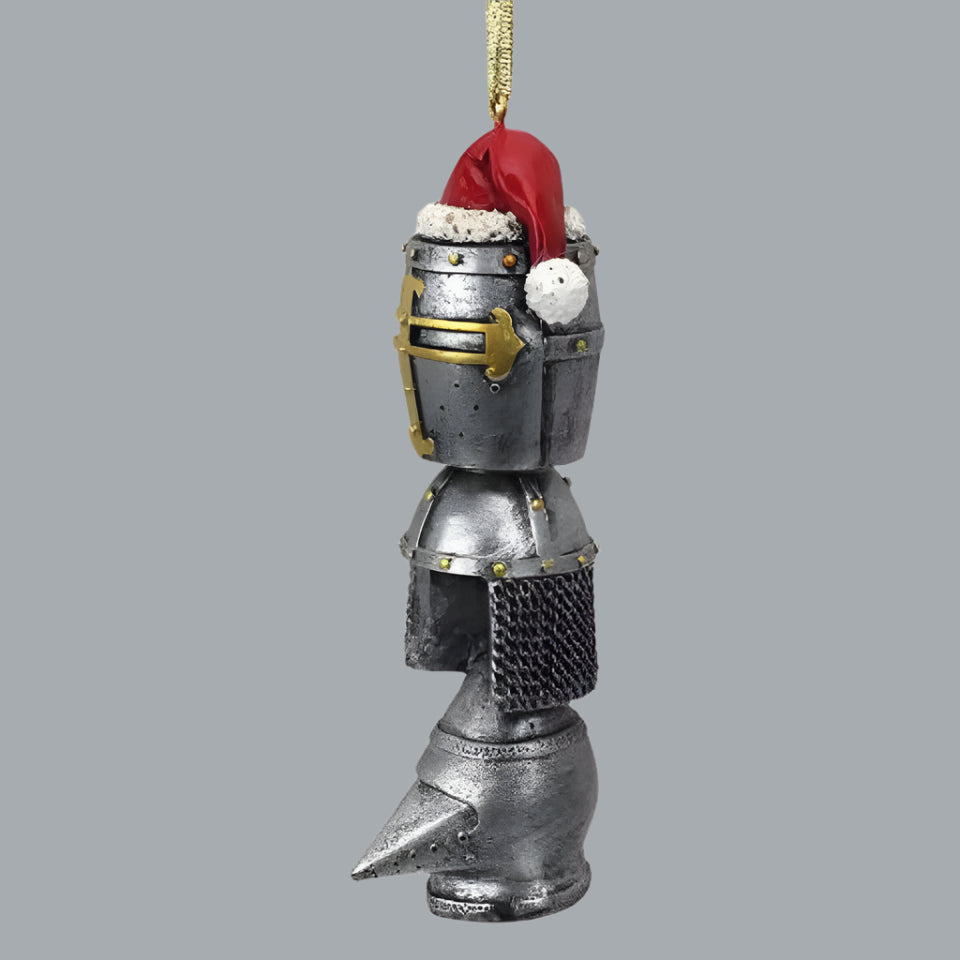 Medieval Helms Totem Holiday Ornament 1½"Wx2"Dx5"H