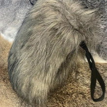 Load image into Gallery viewer, Viking Faux Fur Pouch Drawstring Coin Purse Medieval Cosplay Brown Polyester
