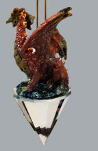 Load image into Gallery viewer, Diamond Dragon 2019 Gothic Holiday Christmas Ornament
