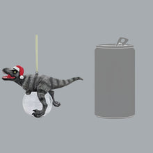 Load image into Gallery viewer, T Rex Blitzer the Dinosaur Christmas Tree Holiday Ornament,
