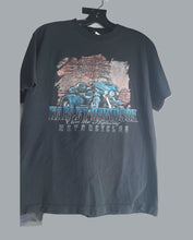 Load image into Gallery viewer, Harley Davidson Mountain Creek Ga Army Girl T-Shirt Med Double sided Made Mexico
