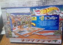 Load image into Gallery viewer, Hot Wheels 2023 Advent Calendar 8 Hot Wheels Cars &amp; 16 Accessories &amp; Playmat Box
