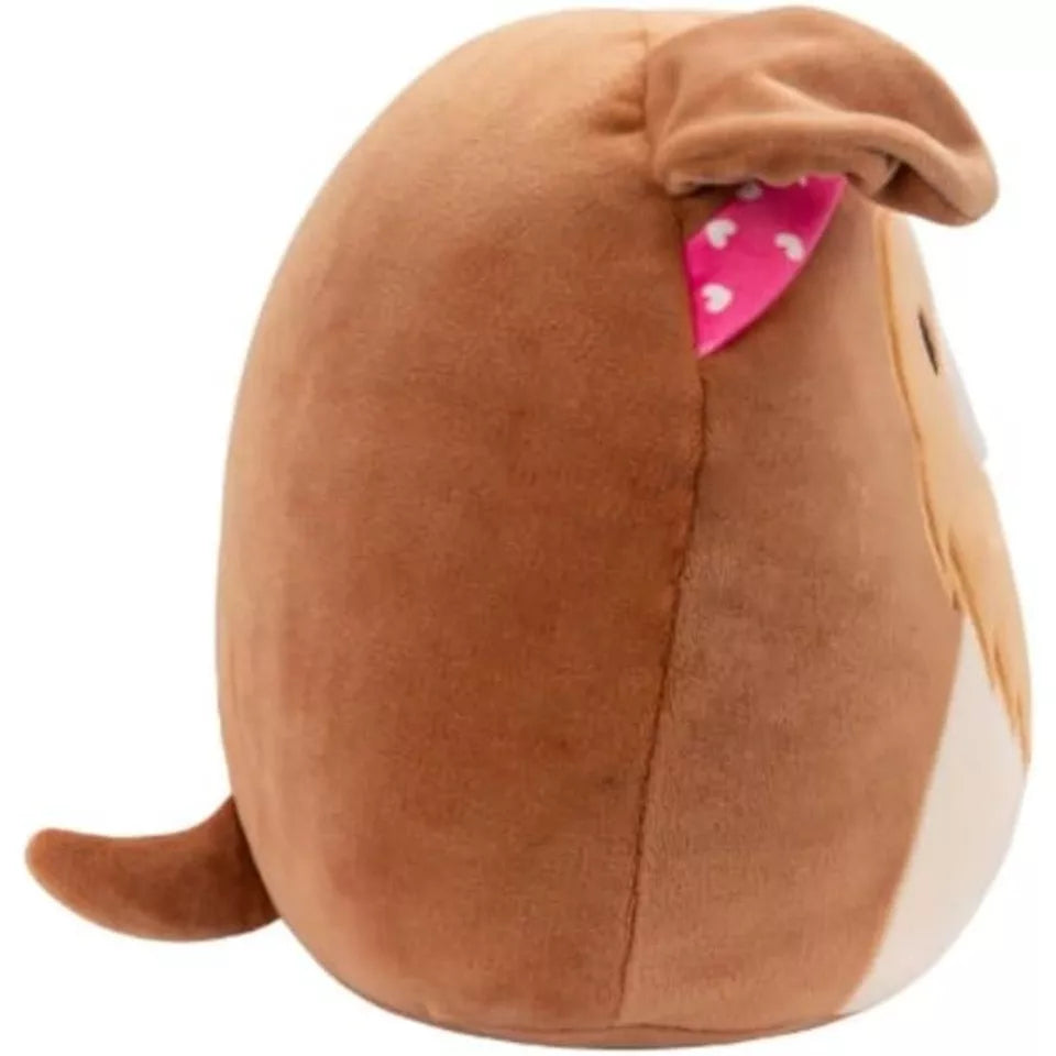 Clip On Andres The Sheltie is a brown dog Squishmallow from the Dogs Squad 3.5"