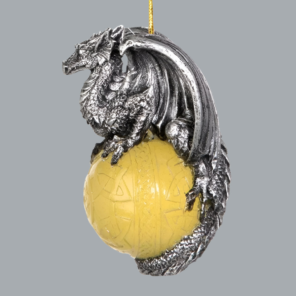 Protector of the Gothic Portal Celtic Dragon 2010 Holiday Ornament