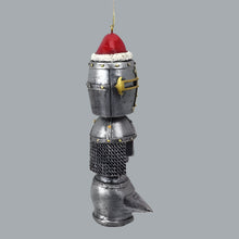 Load image into Gallery viewer, Medieval Helms Totem Holiday Ornament 1½&quot;Wx2&quot;Dx5&quot;H

