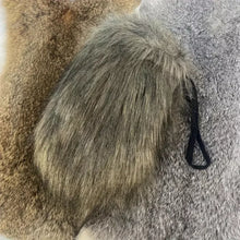 Load image into Gallery viewer, Viking Faux Fur Pouch Drawstring Coin Purse Medieval Cosplay Brown Polyester
