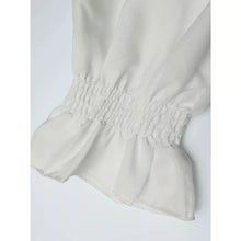Load image into Gallery viewer, Off Shoulder Ruffle Trim Blouse, Casual Long Sleeve Blouse XXL 14 White
