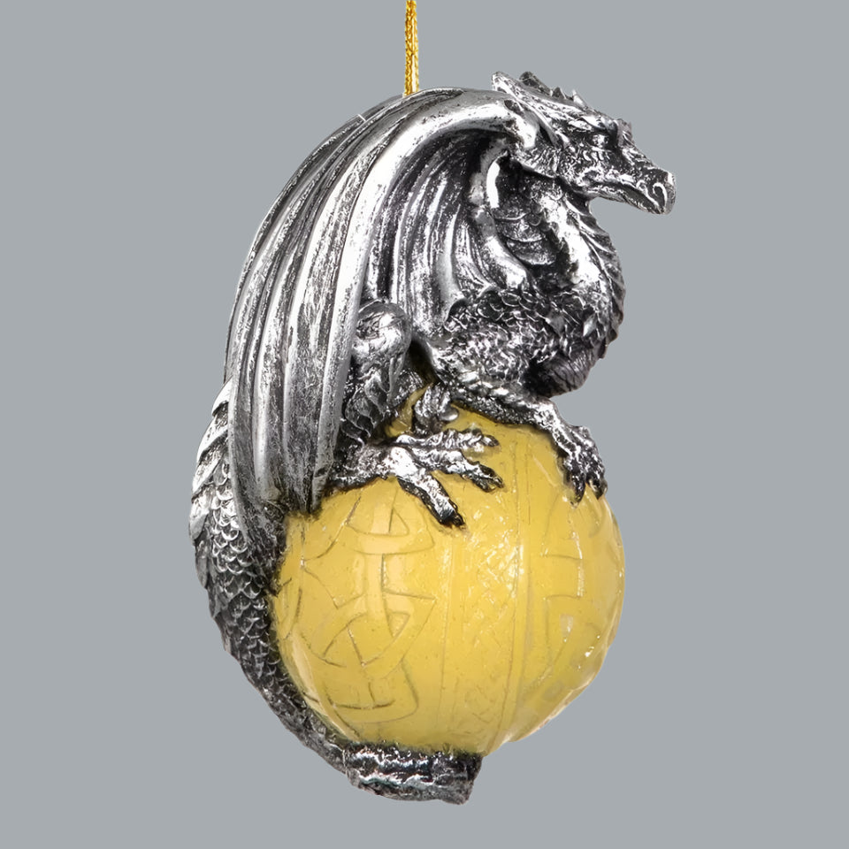 Protector of the Gothic Portal Celtic Dragon 2010 Holiday Ornament