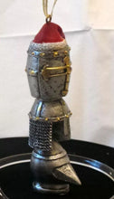 Load image into Gallery viewer, Medieval Helms Totem Holiday Ornament 1½&quot;Wx2&quot;Dx5&quot;H
