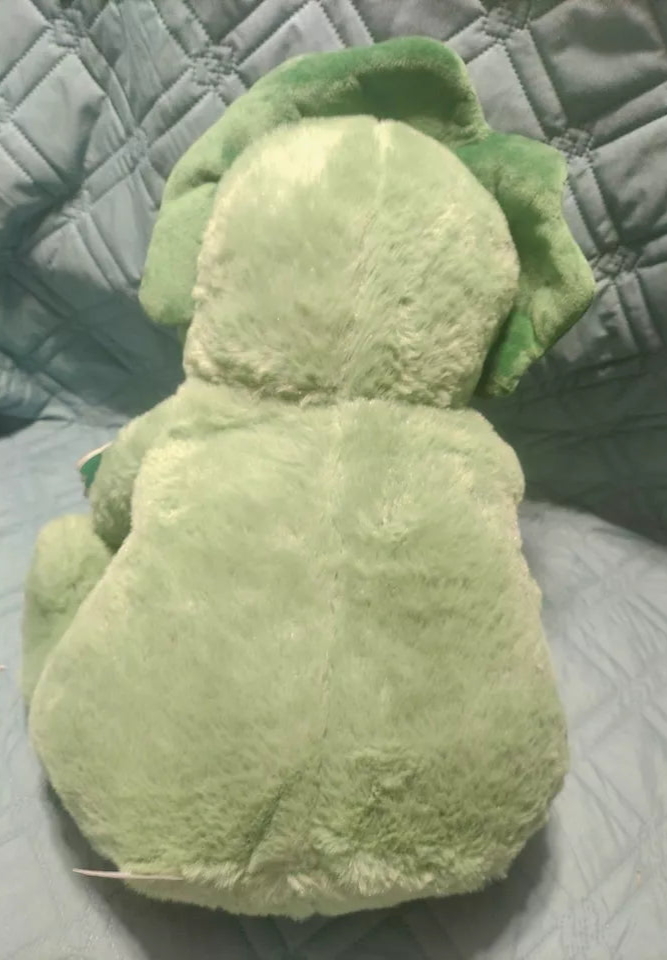 HugMe Triceratops Dinosaur with Egg Plush Stuffed Animal Hug Me Toy 14"