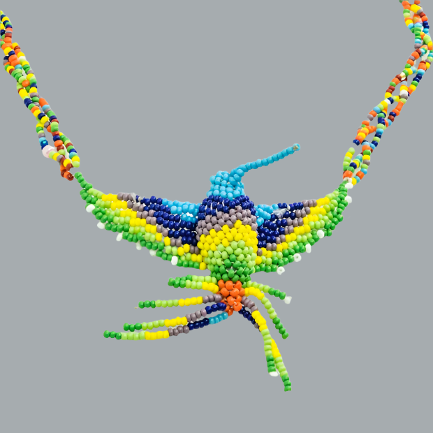 Hummingbird Seed Bead Necklace* Handmade in Guatemala