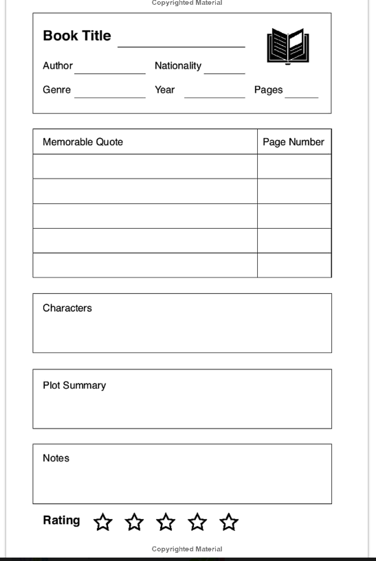 Reading Fires the Imagination: Reading Logbook for Kids Paperback