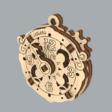 Load image into Gallery viewer, UGEARS U-FIDGETS HAPPY NEW GEARS
