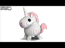 Load and play video in Gallery viewer, Eugy Unicorn 3D Puzzle — Educational Toy for Boys and Girls, 28 PIece Puzzle

