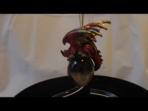 Black Coal Dragon 2016 Holiday Ornament,