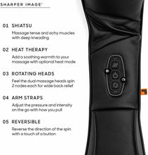 Load image into Gallery viewer, SHARPER IMAGE Reversible Neck &amp; Shoulder Shiatsu Massager
